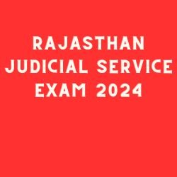 Rajasthan Judicial Service Exam 2024
